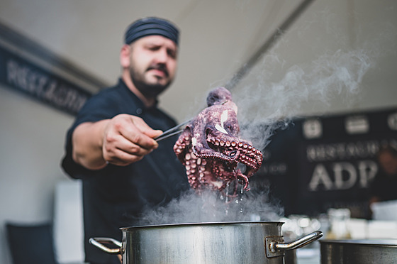 Festival láká na gastronomické záitky.