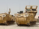 Britský M270 MLRS v roce 2008 v Afghánistánu