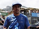 Fernando Alonso ped Velkou cenou Monaka