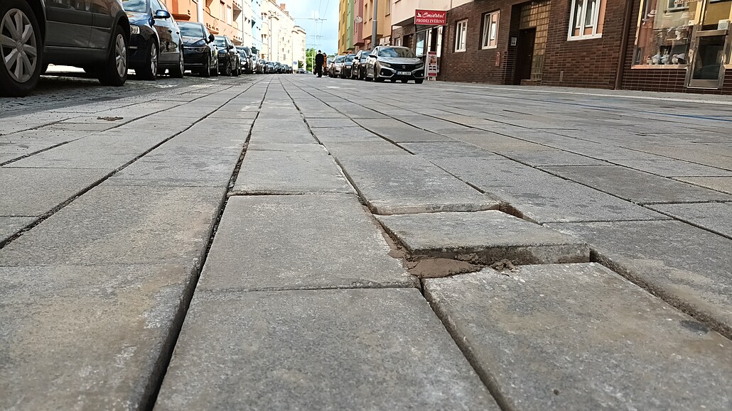 T�ída Míru v Pardubicích