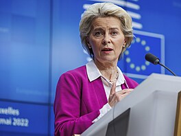 Pedsedkyn Evropské komise Ursula von der Leyenová (30. kvtna 2022)