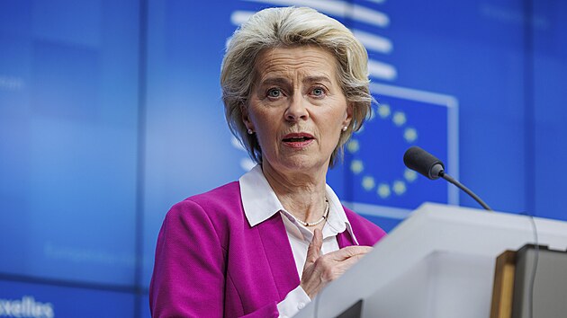 Pedsedkyn Evropsk komise Ursula von der Leyenov (30. kvtna 2022)