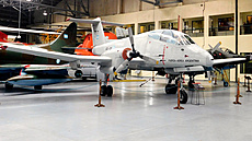 IA-58 Pucará, první prototyp v argentinském Národním leteckém muzeu ve mst...