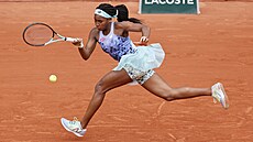 Americká tenistka Cori Gauffová ve �tvrtfinále Roland Garros