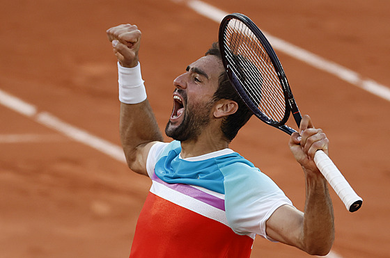 Marin ili slaví postup do semifinále Roland Garros.