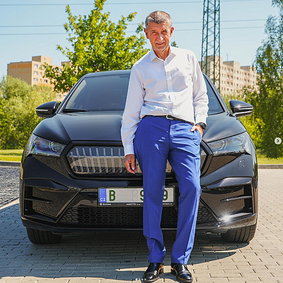 Bývalý premiér Andrej Babi si poídil nové auto. Udlal jsem si radost. koda...