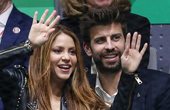 Shakira a Gerard Piqué (Madrid, 24. listopadu 2019)