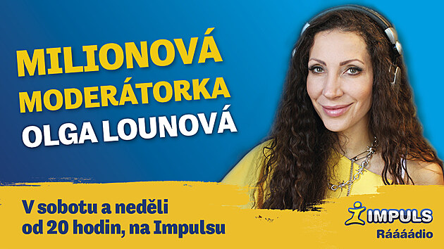Milionová moderátorka Olga Lounová