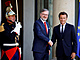 Český premiér Petr Fiala se sešel s francouzským prezidentem Emmanuelem...