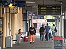 železniční stanice Otrokovice (červen 2022)