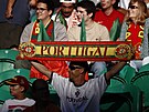 Fanouci Portugalska tsn ped výkopem duelu Ligy národ proti esku.