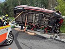 Tragick nehoda na dlnici D1 u Jihlavy. (6. ervna 2022)