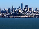 Pohled z ostrova na San Francisco