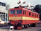 I tato lokomotiva S499.2001 se na brnnské Výstavit dostala po vlece ze...