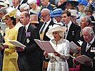 Vévodkyn Kate, princ William, vévodkyn Camilla a princ Charles (Londýn, 3....