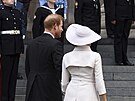 Princ Harry a vévodkyn Meghan (Londýn, 3. ervna 2022)