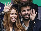 Shakira a Gerard Piqué (Madrid, 24. listopadu 2019)