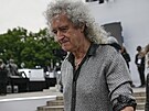 Brian May z kapely Queen na koncert k platinovému jubileu královny Albty II....