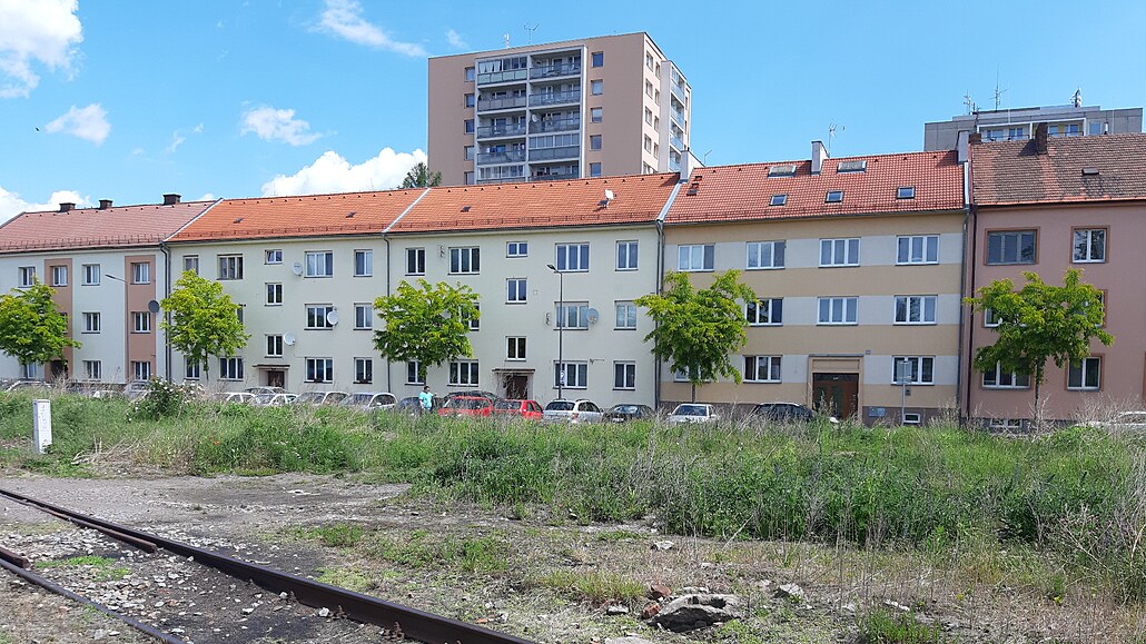 Okolí nádra�í v Chrudimi.