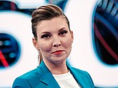 Přední ruská propagandistka, moderátorka televizní stanice Rossija-1 Olga...