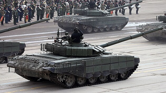 Rusk modernizace tanku T-72 s oznaenm T-72B3 z roku 2021, neoficiln nazvan jako T-72B3M