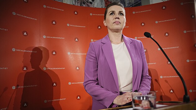 Dnsk premirka Mette Frederiksenov (1. ervna 2022)