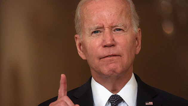 Prezident Joe Biden vyzval ve Washingtonu k zkazu tonch zbran. (2. ervna 2022)