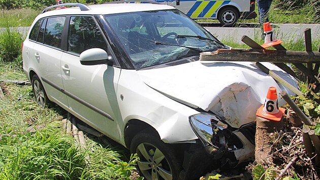 �ty�ia�edes�tilet� �idi� usnul za j�zdy ve fabii. V Oskav� sjel ze silnice, poni�il plot a zastavil a� o pa�ez v zahrad�.