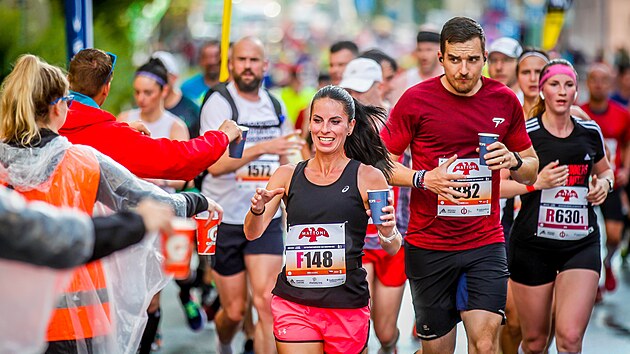 Momentka z budjovickho plmaratonu