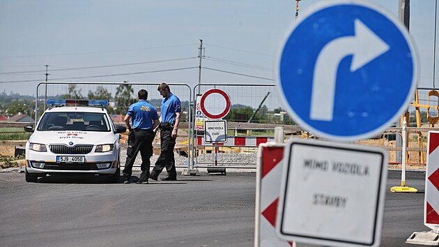 Policie u obchvatu hl�d� �asto.