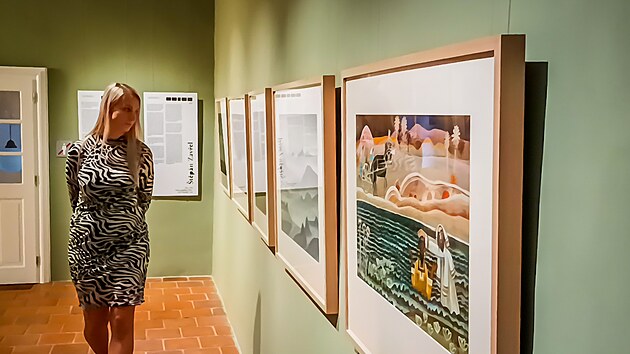 Sb�rka d�tsk�ch ilustrac� m� do Krumlova zp�tky nal�kat turisty.