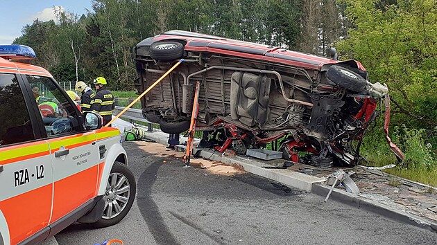 Tragická nehoda na dálnici D1 u Jihlavy. (6. června 2022)