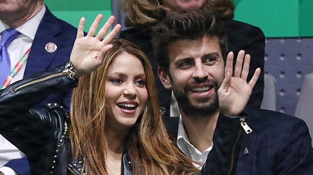 Shakira a Gerard Piqu (Madrid, 24. listopadu 2019)
