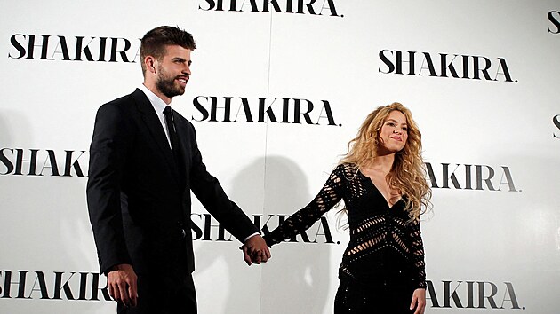 Gerard Piqu a Shakira (Barcelona, 20. bezna 2014)