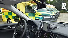 Záchranná slu�ba Karlovarského kraje p�evzala do u�ívání �est nových voz� za 20...