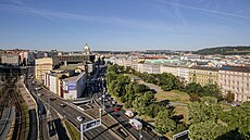 Vrchlického sady a p�ilehlé okolí Hlavního nádra�í v Praze