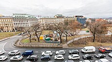 Vrchlického sady a p�ilehlé okolí Hlavního nádra�í v Praze