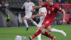 Fotbalový útoník Jan Kuchta jet v dresu Slavie, od nové sezony bude nastupovat ve Spart.