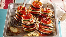 Grilovan zelenina s balknskm srem