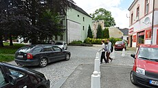 Jeden ze dvou výjezd� ze svitavského nám�stí je od pond�lí osazen betonovými...