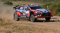 Ott Tänak v Italské rallye