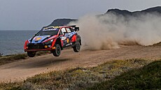 Ott Tänak b�hem Italské rallye