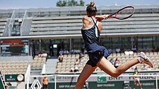 Lucie Havlíková ve finále juniorské dvouhry na Roland Garros
