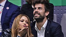 Shakira a Gerard Piqué (Madrid, 24. listopadu 2019)