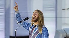 Sam Ryder na koncert� k platinovému jubileu královny Al�b�ty II. (Londýn, 4....