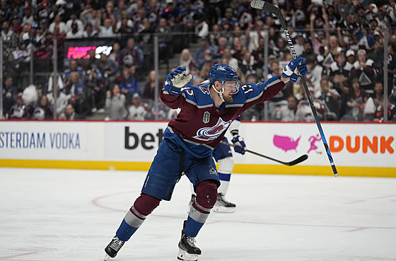 Oslava Valerije Ni�u�kina po brance na 4:0 ve druhé t�etin�.