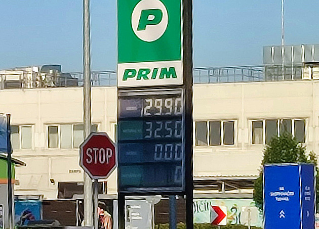 Benzinka v Boleslavi nabízela natural za 32,50, byla to chyba softwaru