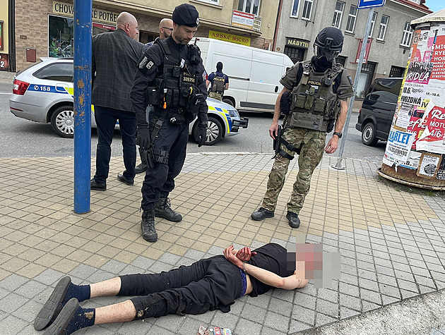 Zadržení podezřelého z vraždy v Holešově. Údajného pachatele zadržela policie...