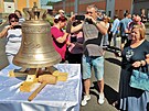 Slavnost kest zvonu Leo v karlovarsk sklrn Moser. (15. ervna 2022)