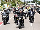 Brazilský prezident Jair Bolsonaro uspoádal v americkém Orlandu motocyklovou...